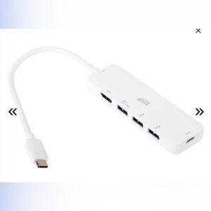 NEW - Monoprice 5-in-1 USB-C to 4K HDMI Display Adapter and USB Hub 4K@60Hz